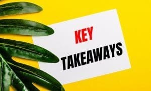 key takeaways