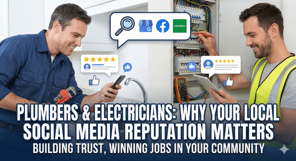 Plumbers & Electricians: Why Your Local Social Media Reputation Matters